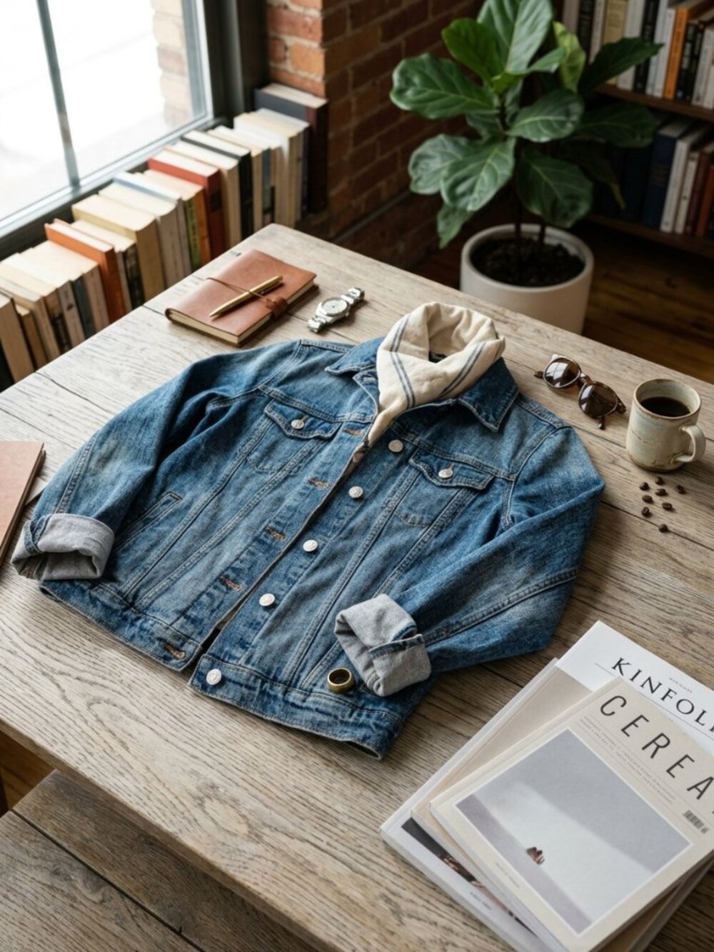 GAP Women's Light Wash Denim Trucker Jacket Classic Button Front - XS